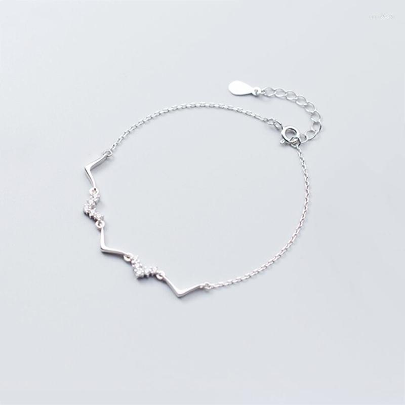 Link Bracelets Korea Creative Retro Wave Simple Silver Color Temperament Female Trendy Resizable SBR032
Link Bracelets Korea Creative Retro Wave Simple Silver Color Temperament Female Trendy Resizable SBR032