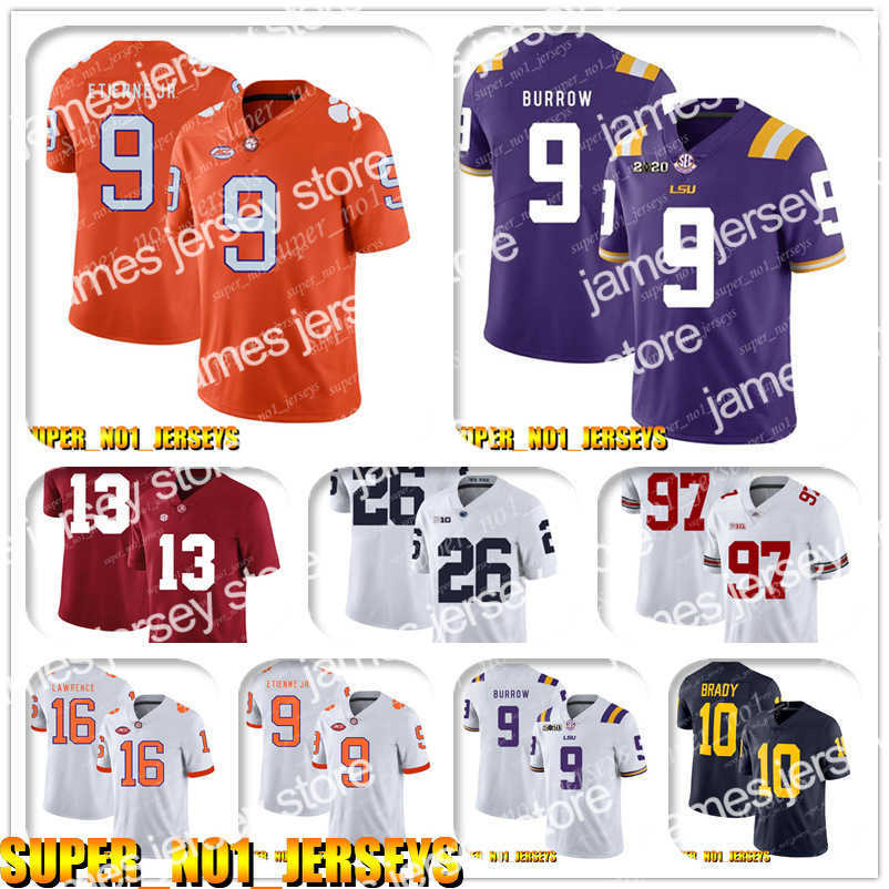 Football Jerseys 5-24 NCAA Travis Etienne Jr. 9 Joe Burrow LSU Tigers College Football Jersey Kirk Cousins Adam Thielen Dalvin Cook Justin Jefferson
Football Jerseys 5-24 NCAA Travis Etienne Jr. 9 Joe Burrow LSU Tigers College Football Jersey Kirk Cousins Adam Thielen Dalvin Cook Justin Jefferson