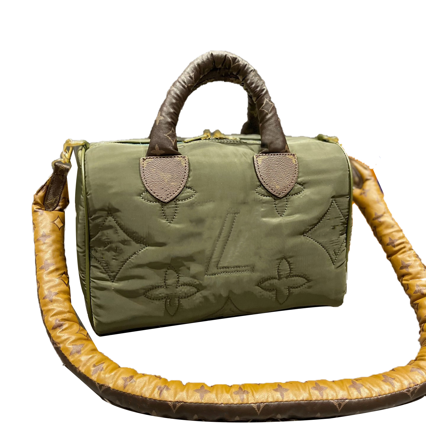 23 Women Luxurys Designers Puffer Totes Speedy Bags onthego Handbag Quilted Flowers Shouder Crossbody Ladies Handbags Side Embossed Flowers With Original Dust Bag, Beige
23 Women Luxurys Designers Puffer Totes Speedy Bags onthego Handbag Quilted Flowers Shouder Crossbody Ladies Handbags Side Embossed Flowers With Original Dust Bag, Beige