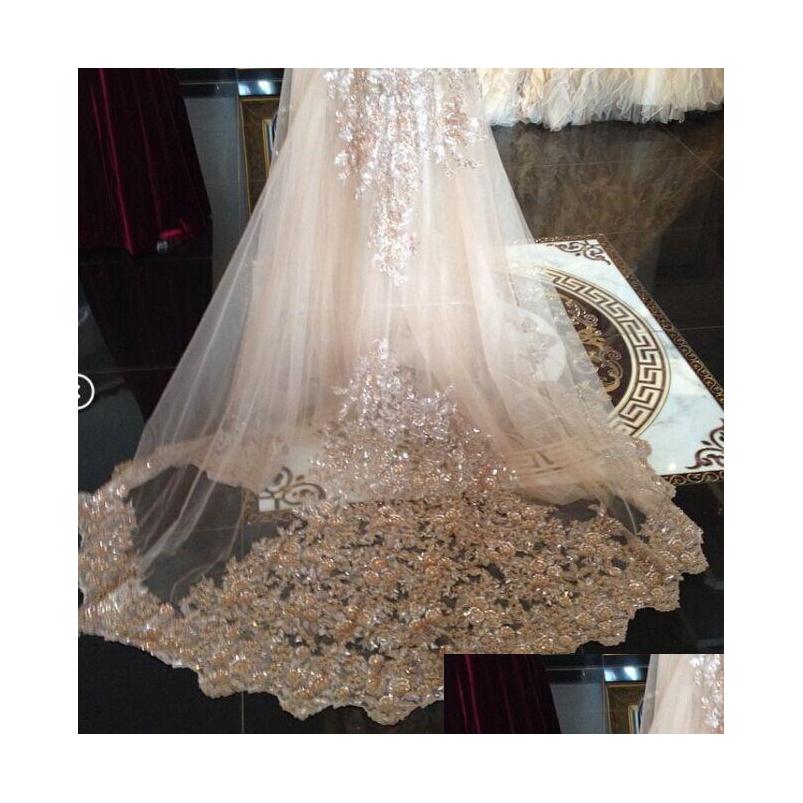 Bridal Veils Real Image Sequins Luxury Cathedral Veil Appliques Lace Edge Custom Made Long Wedding In Stock Fast Drop Delivery Party Dht7H, White
Bridal Veils Real Image Sequins Luxury Cathedral Veil Appliques Lace Edge Custom Made Long Wedding In Stock Fast Drop Delivery Party Dht7H, White