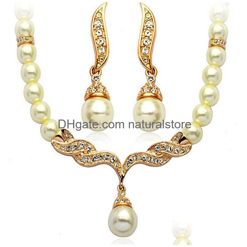 Earrings Necklace Bridesmaid Jewelry Set For Wedding Crystal Rhinestone Tear Dropshaped Fashion Pearl Pendants Earring Party Drop Dhjav, Multi
Earrings Necklace Bridesmaid Jewelry Set For Wedding Crystal Rhinestone Tear Dropshaped Fashion Pearl Pendants Earring Party Drop Dhjav, Multi