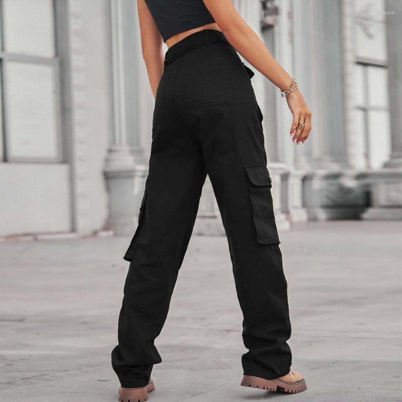 Women' Pants Female All-match Lady Washed Denim Trousers Jeans Washable Women Cargo Adjustable Strap For Daily Wear, Black
Women' Pants Female All-match Lady Washed Denim Trousers Jeans Washable Women Cargo Adjustable Strap For Daily Wear, Black