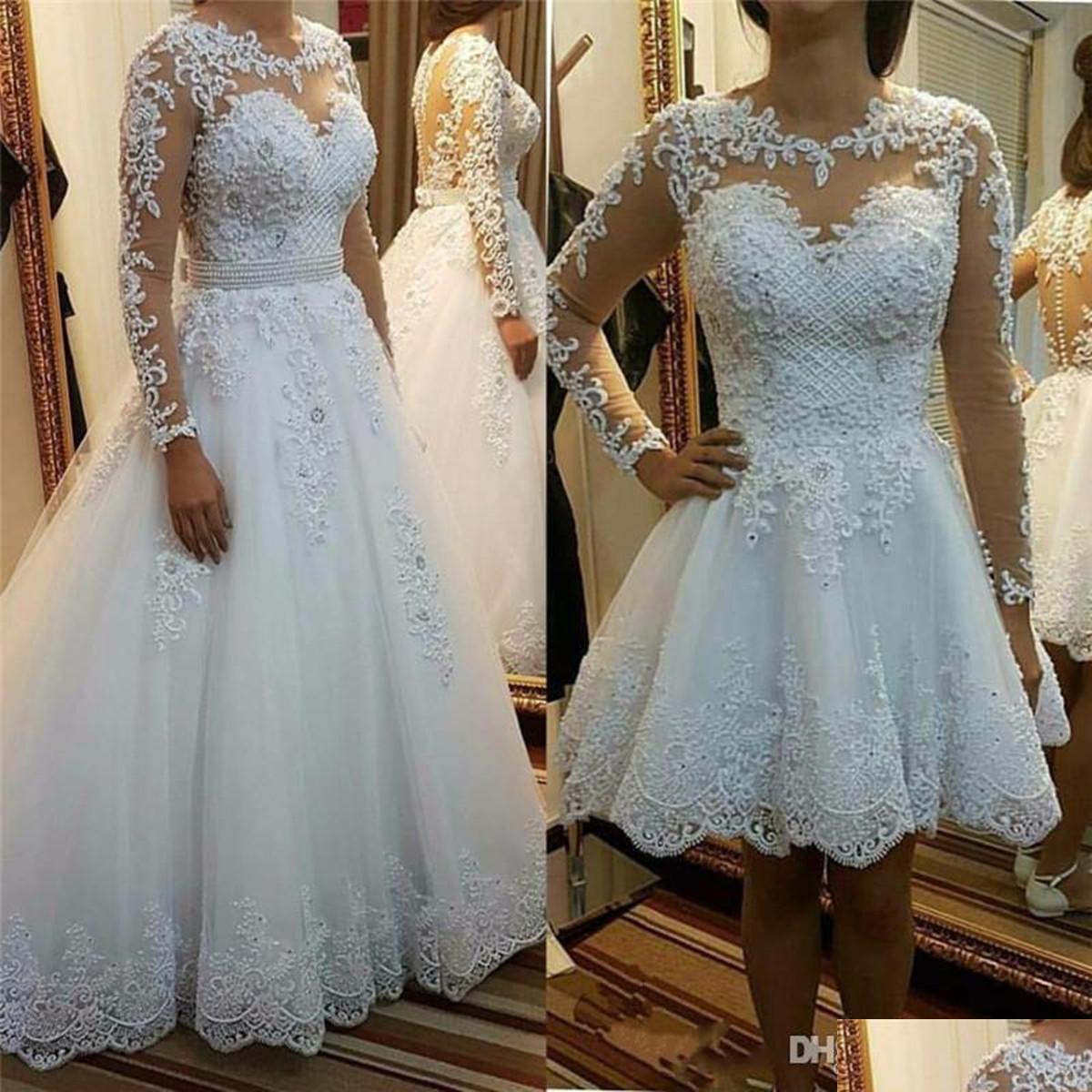 A-Line Wedding Dresses Sheer Long Sleeves Illusion Lace Appliques Bridal Gowns Detachable Train Beach Aline Dress De Noiva Drop Deli Dhkni, Pink
A-Line Wedding Dresses Sheer Long Sleeves Illusion Lace Appliques Bridal Gowns Detachable Train Beach Aline Dress De Noiva Drop Deli Dhkni, Pink