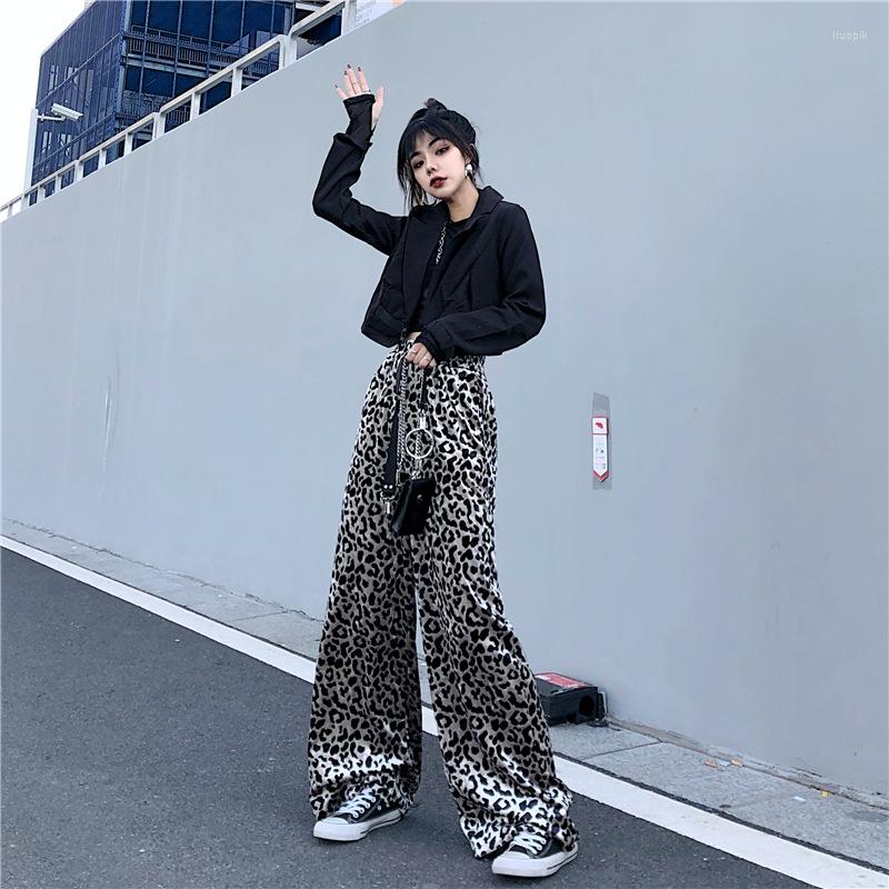 Women' Pants Women Clothing 2022 Spring Autumn Velvet Leopard Print Trousers Korean Style Retro Straight Drop Feeling Wide Leg Casual
Women' Pants Women Clothing 2022 Spring Autumn Velvet Leopard Print Trousers Korean Style Retro Straight Drop Feeling Wide Leg Casual