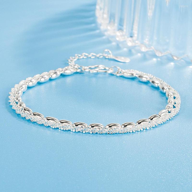 Link Bracelets Luxury Roman Double-deck Rotate Bracelet For Women Fashion Chain With S925 Stamp Bangle Wedding Bridal Jewelry Gifts
Link Bracelets Luxury Roman Double-deck Rotate Bracelet For Women Fashion Chain With S925 Stamp Bangle Wedding Bridal Jewelry Gifts