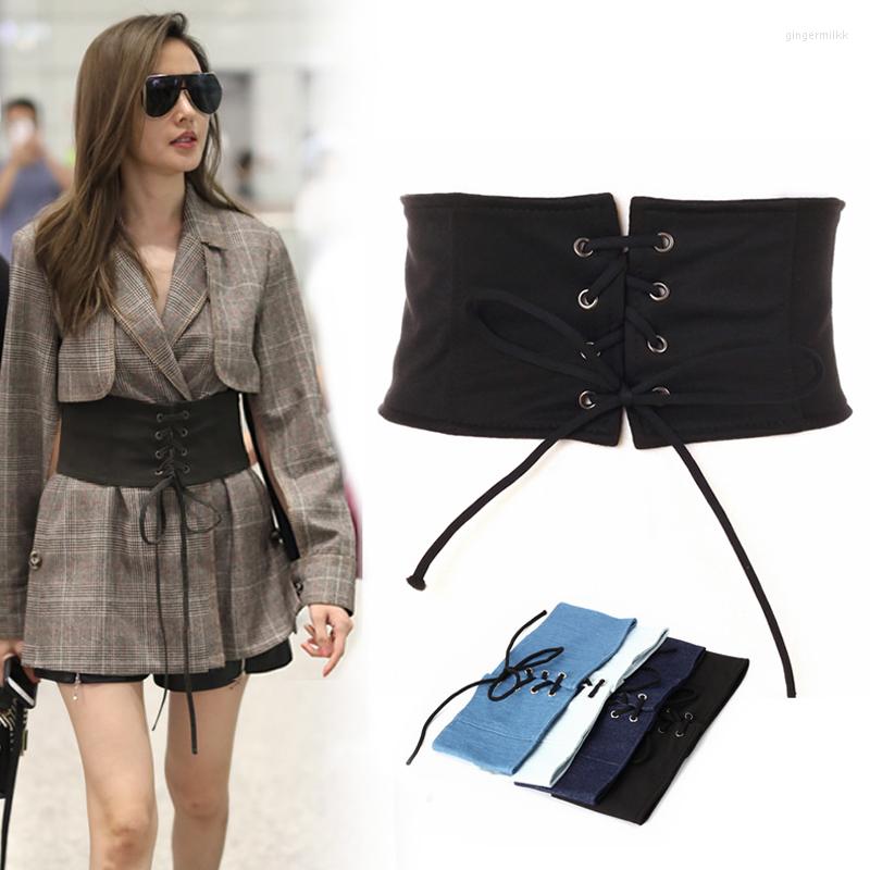 Belts Waist Control Cummerbunds Women Wide Belt Lace Up High Corset Cincher Band Tied Fashion Dress Waistbands, Black
Belts Waist Control Cummerbunds Women Wide Belt Lace Up High Corset Cincher Band Tied Fashion Dress Waistbands, Black