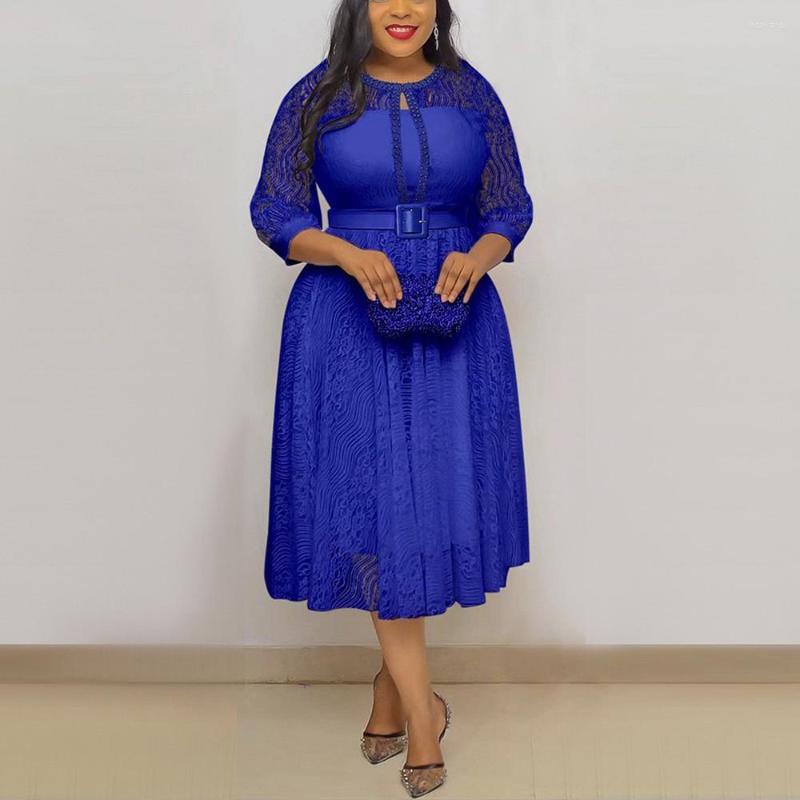 Casual Dresses Vintage Women Dress Summer 2022 Lace High Waisted A Line Mid Calf Luxury Evening Night Party Club Vestidos Mujer Clothes, Blue dress
Casual Dresses Vintage Women Dress Summer 2022 Lace High Waisted A Line Mid Calf Luxury Evening Night Party Club Vestidos Mujer Clothes, Blue dress