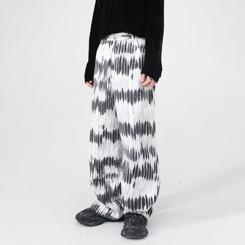 Men' Jeans Autumn Men' American Street Tie Dyed Straight 2023 Wide Leg Male Trousers Korean Fashion Casual 2A6988, White
Men' Jeans Autumn Men' American Street Tie Dyed Straight 2023 Wide Leg Male Trousers Korean Fashion Casual 2A6988, White