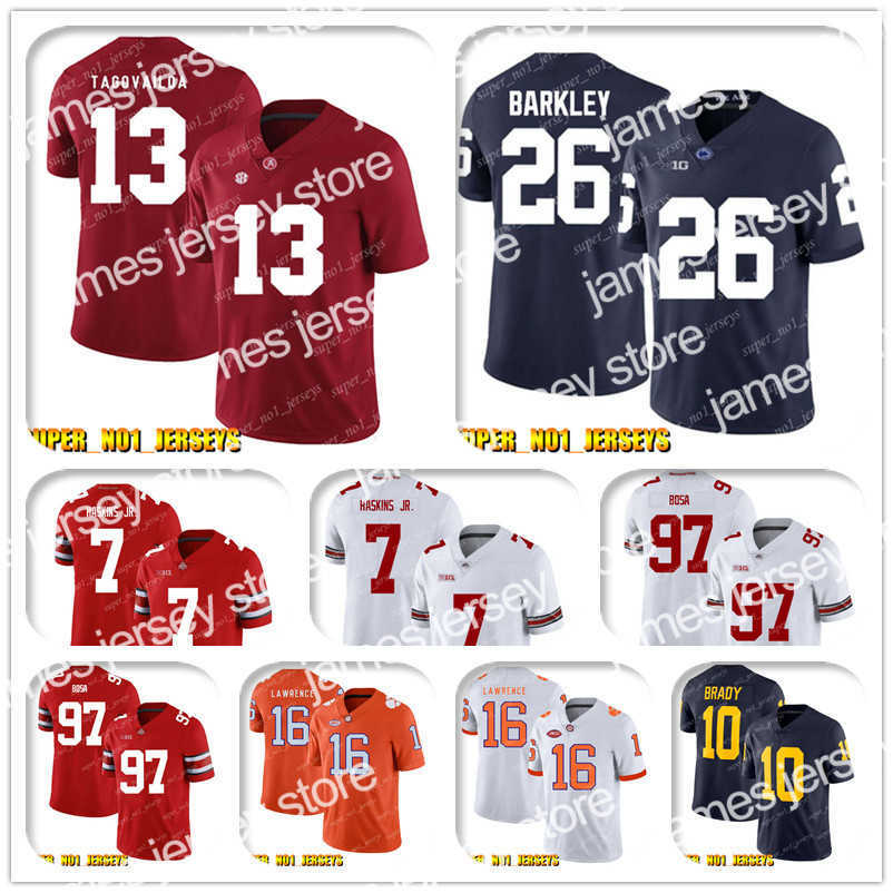 Football Jerseys NCAA 13 Tua Tagovailo 26 Saquon Barkley Alabama Crimson Tide 10 Jimmy Garoppolo 85 George Kittle 97 Nick Bosa 11 Brandon Aiyuk
Football Jerseys NCAA 13 Tua Tagovailo 26 Saquon Barkley Alabama Crimson Tide 10 Jimmy Garoppolo 85 George Kittle 97 Nick Bosa 11 Brandon Aiyuk