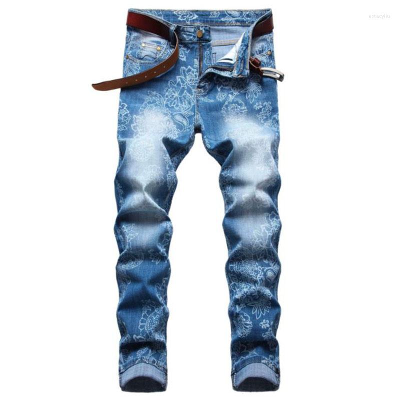 Men's Jeans Fashion Men's Printed Stretch Spring Blue Skinny For Men Casual Slim Fit Denim Pants Male Cotton Trousers, F805
Men's Jeans Fashion Men's Printed Stretch Spring Blue Skinny For Men Casual Slim Fit Denim Pants Male Cotton Trousers, F805