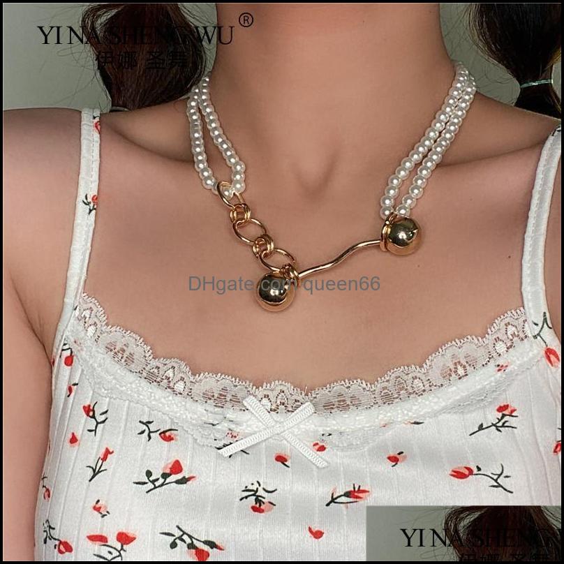 Chokers Korean Fashion White Imitation Pearl Choker Necklace For Women Bead Statement Elegant Temperament Round Ball Pendant Drop De Otrui
Chokers Korean Fashion White Imitation Pearl Choker Necklace For Women Bead Statement Elegant Temperament Round Ball Pendant Drop De Otrui