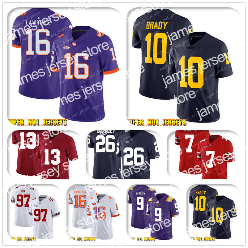Football Jerseys Football Jerseys NCAA 16 Trevor Lawrence 10 Tom Brady Michigan Wolverines College Football Jersey Bo Jackson Marshawn Lynch Henry Ruggs
Football Jerseys Football Jerseys NCAA 16 Trevor Lawrence 10 Tom Brady Michigan Wolverines College Football Jersey Bo Jackson Marshawn Lynch Henry Ruggs