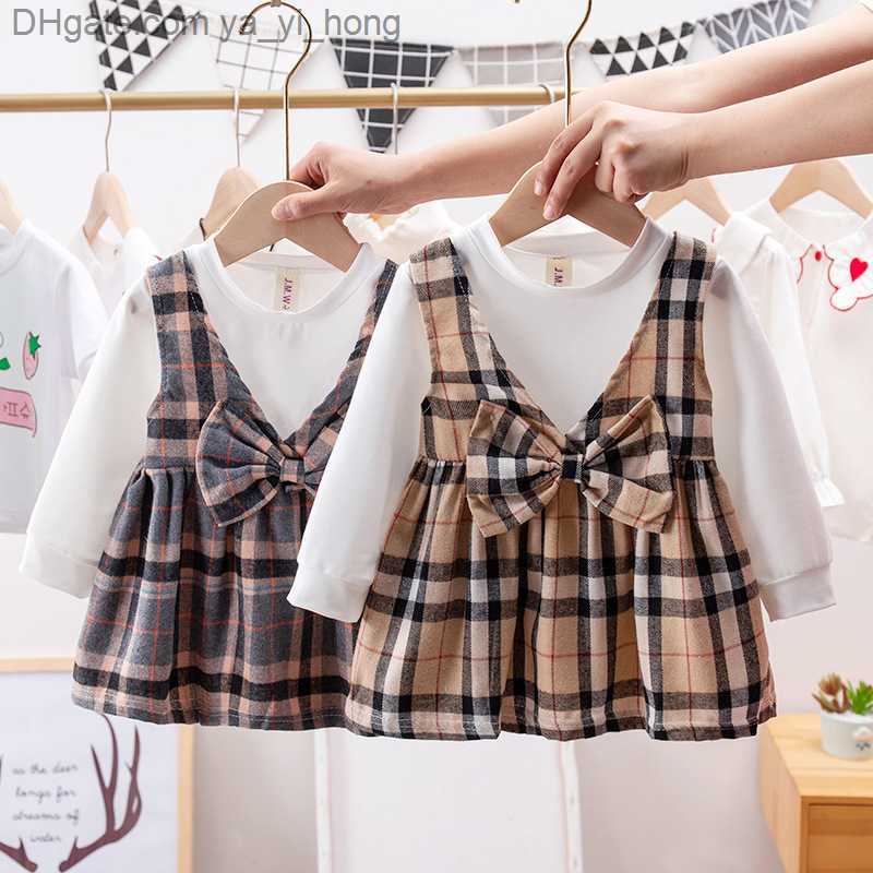 Girl Summer Dress Solid T-shirt Tops Striped Plaid Bow Princess Dress Lovely Color Kids Dresses for Girls Fashion Girls Clothing yayihong, Beige yellow
Girl Summer Dress Solid T-shirt Tops Striped Plaid Bow Princess Dress Lovely Color Kids Dresses for Girls Fashion Girls Clothing yayihong, Beige yellow