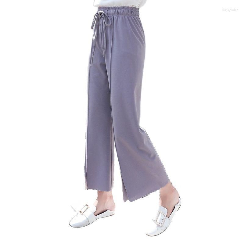 Women's Pants 2022 Women Wide Leg Loose Fashion Lace Up Bow Chiffon Pant Lady Side Open Khaki Beige Black Leggings
Women's Pants 2022 Women Wide Leg Loose Fashion Lace Up Bow Chiffon Pant Lady Side Open Khaki Beige Black Leggings