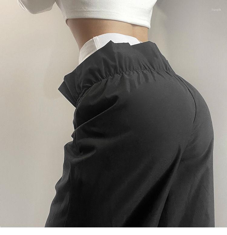 Women' Pants Women 2022 Fashion Full Length Street Style HIGH Straight Spring Autumn Casual Patchwork Pant Euro-America, Black
Women' Pants Women 2022 Fashion Full Length Street Style HIGH Straight Spring Autumn Casual Patchwork Pant Euro-America, Black
