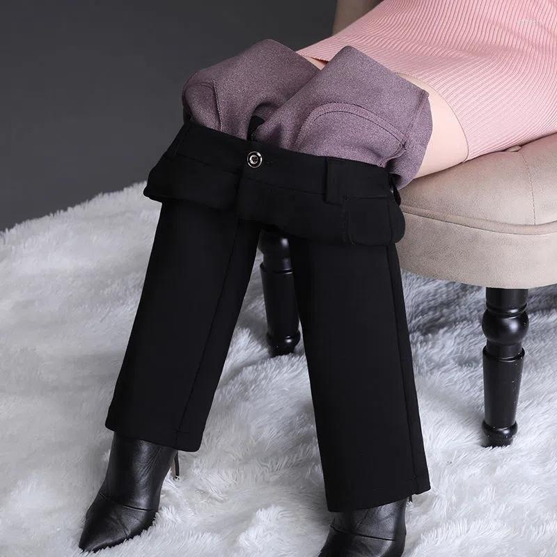 Women' Pants Autumn Winter Women' Trousers Fashion High Waist Thicke Loose Casual Ladies Office Straight Quality -7XL, Black
Women' Pants Autumn Winter Women' Trousers Fashion High Waist Thicke Loose Casual Ladies Office Straight Quality -7XL, Black