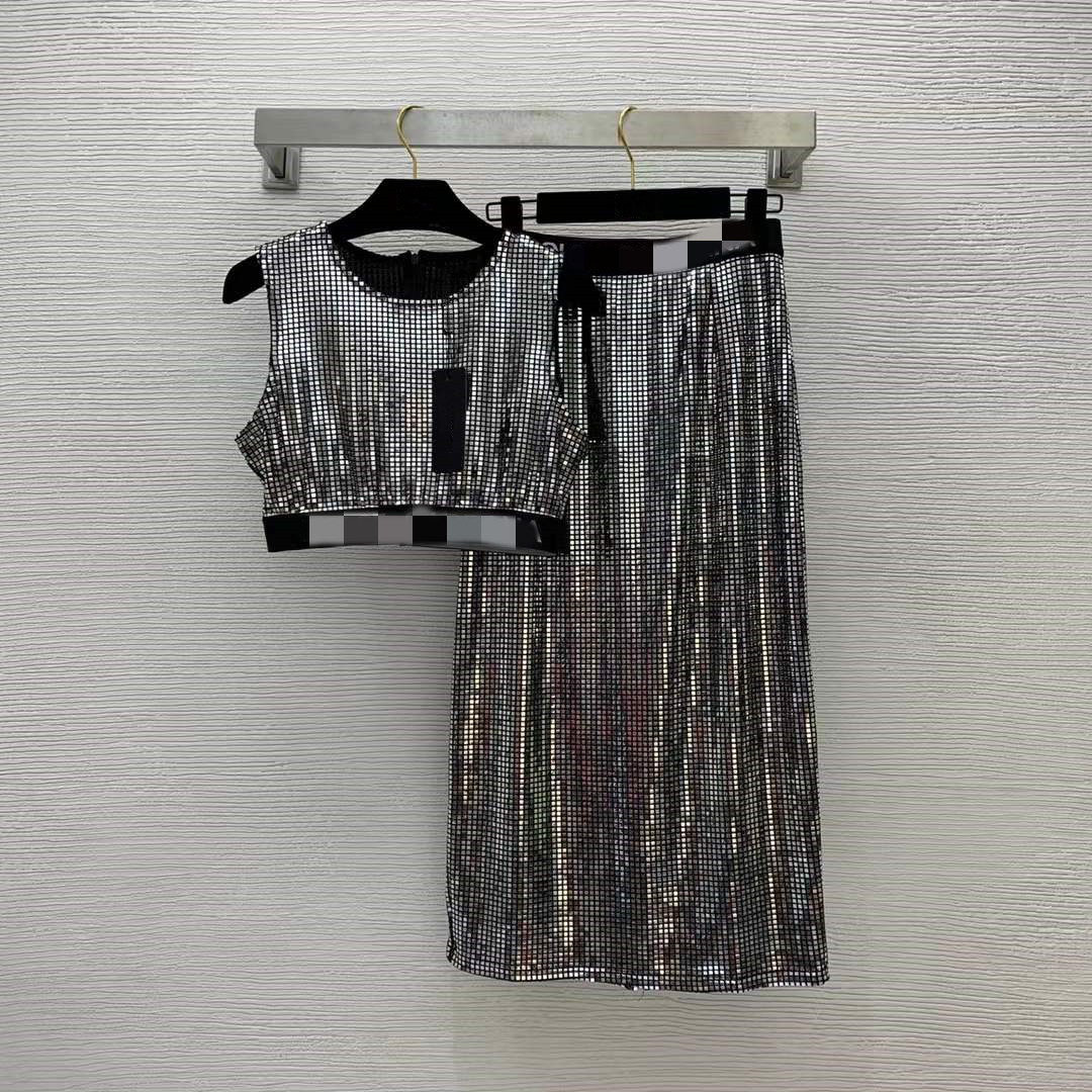 Luxury Women's Two Piece Dress 2023 New Spring Summer O Neck Tops Brand Same Style Designer Skirts 1217-10, Picture color
Luxury Women's Two Piece Dress 2023 New Spring Summer O Neck Tops Brand Same Style Designer Skirts 1217-10, Picture color