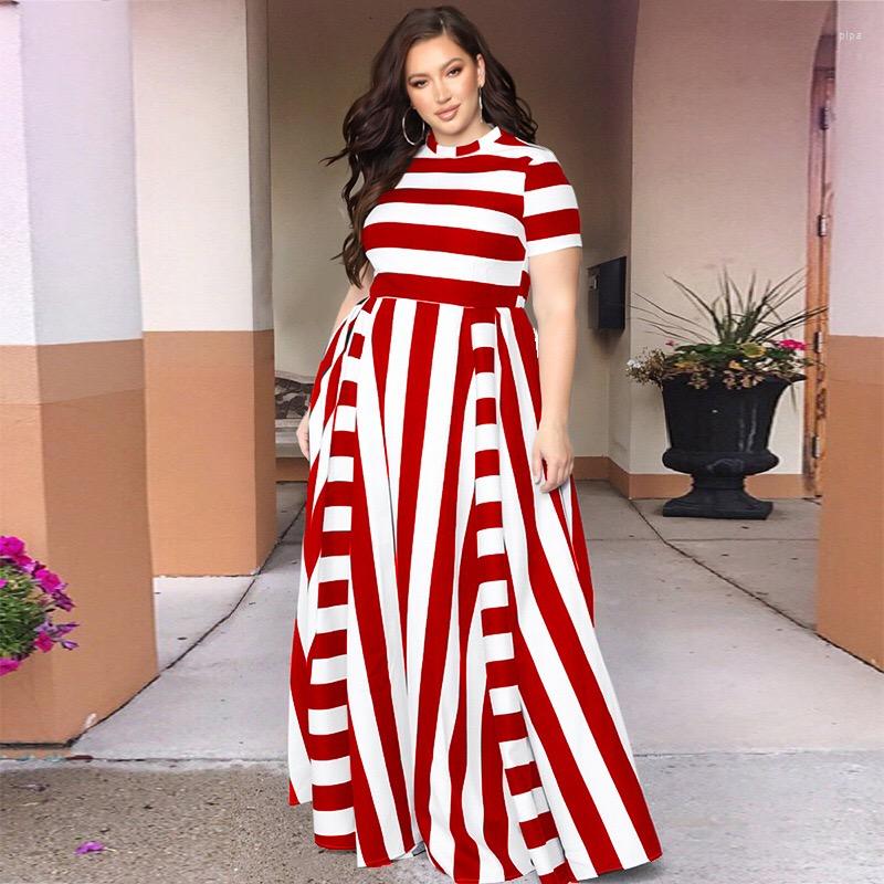 Casual Dresses Oversized For Women 4XL 5XL Elegant Floor Length Striped Short Sleeve Summer Causal Fashion, Black
Casual Dresses Oversized For Women 4XL 5XL Elegant Floor Length Striped Short Sleeve Summer Causal Fashion, Black
