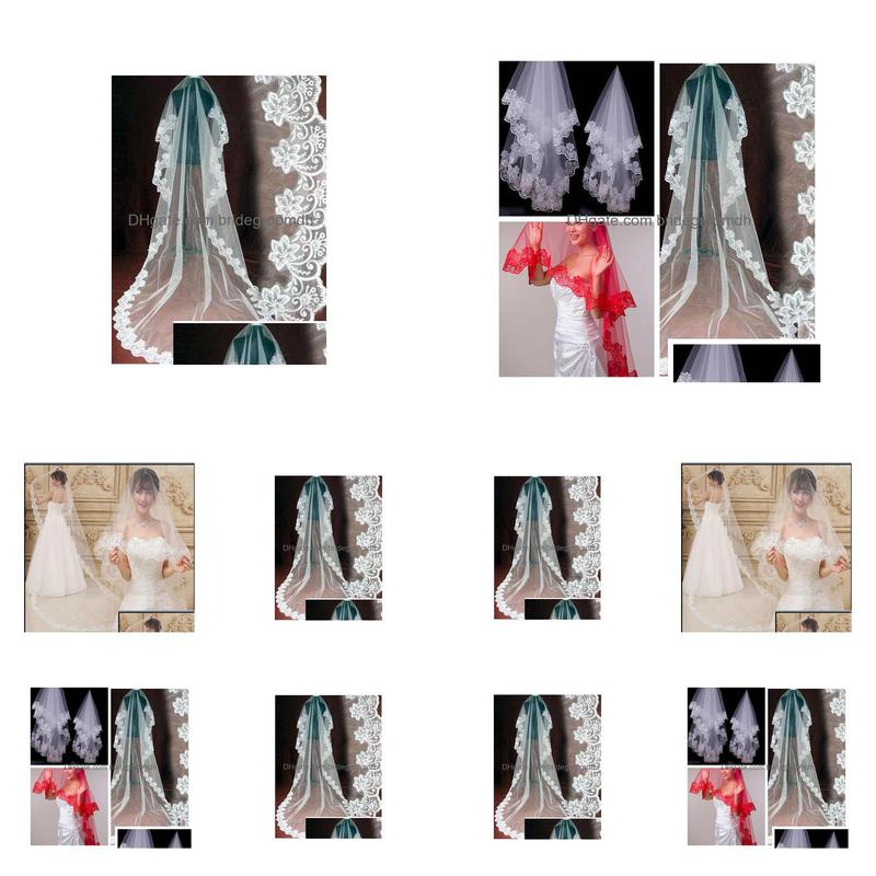 Bridal Veils Wholesale Wedding Accessory Lace Veil White Chaap Price Drop Delivery Party Events Accessories Dh8Ky
Bridal Veils Wholesale Wedding Accessory Lace Veil White Chaap Price Drop Delivery Party Events Accessories Dh8Ky
