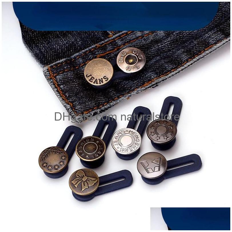 Cuff Links Extension Button Jeans Flared Waist Adjustment Buckle Rubber Removable Stitch Nail Metal Rbutton 221022 Drop Delivery Jew Dh0Nc
Cuff Links Extension Button Jeans Flared Waist Adjustment Buckle Rubber Removable Stitch Nail Metal Rbutton 221022 Drop Delivery Jew Dh0Nc