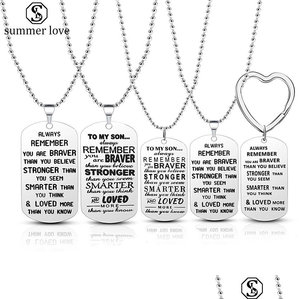 Pendant Necklaces To My Son Husband Dog Tags Penant Stainless Steel Jewelry Inspirational Letter Tag Necklace For Men Birthday Gift Dhuzr
Pendant Necklaces To My Son Husband Dog Tags Penant Stainless Steel Jewelry Inspirational Letter Tag Necklace For Men Birthday Gift Dhuzr