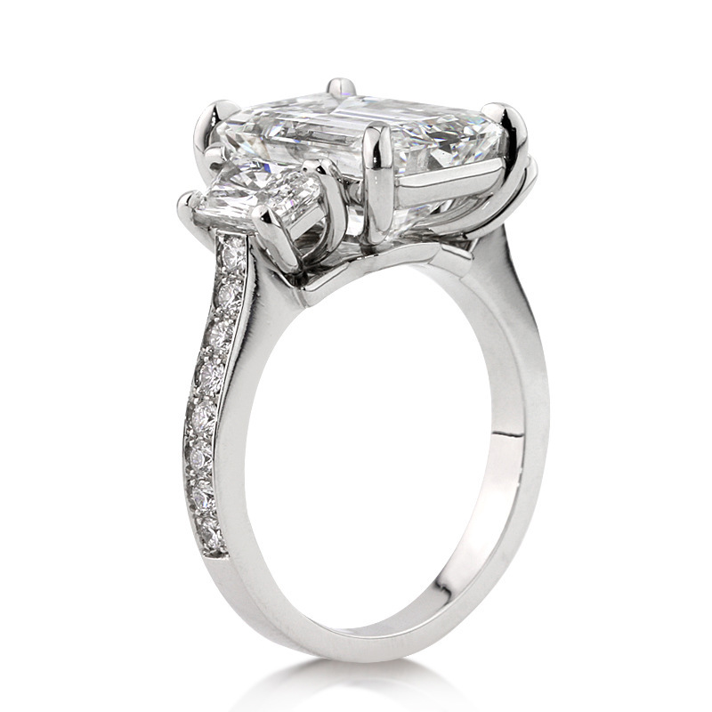 Choucong Brand Luxury Jewelry Wedding Rings Handmade 925 Sterling Silver Princess Cut White Topaz CZ Diamond Gemstones Party Eternity Women Bride Ring