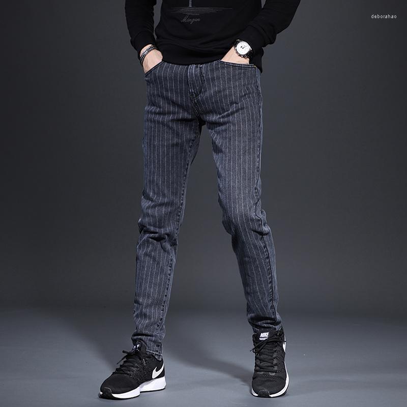 Men's Jeans Men Striped Fashion Stretch Straight Fit Pants Autumn Winter Dark Gray Denim Trousers, Dark grey
Men's Jeans Men Striped Fashion Stretch Straight Fit Pants Autumn Winter Dark Gray Denim Trousers, Dark grey