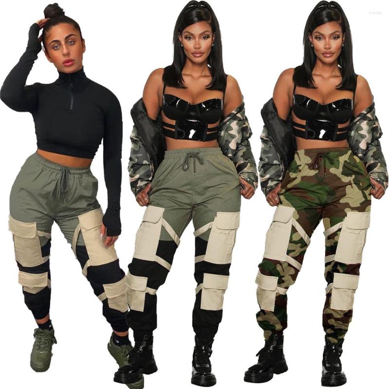 Women' Pants Streetwear Style Patchwork Fashion Casual Lady High Waist Slim Pencil Safari Sports, Army green
Women' Pants Streetwear Style Patchwork Fashion Casual Lady High Waist Slim Pencil Safari Sports, Army green