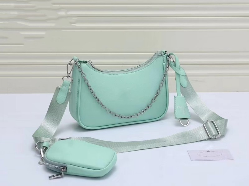 Hot Luxury Designer Women Shoulder Purse Triangle Label Elegant Crossbody Hobo Crossbody Bags Banquet Shopping Wedding Leisure Business Package Bag 22cm, Clear