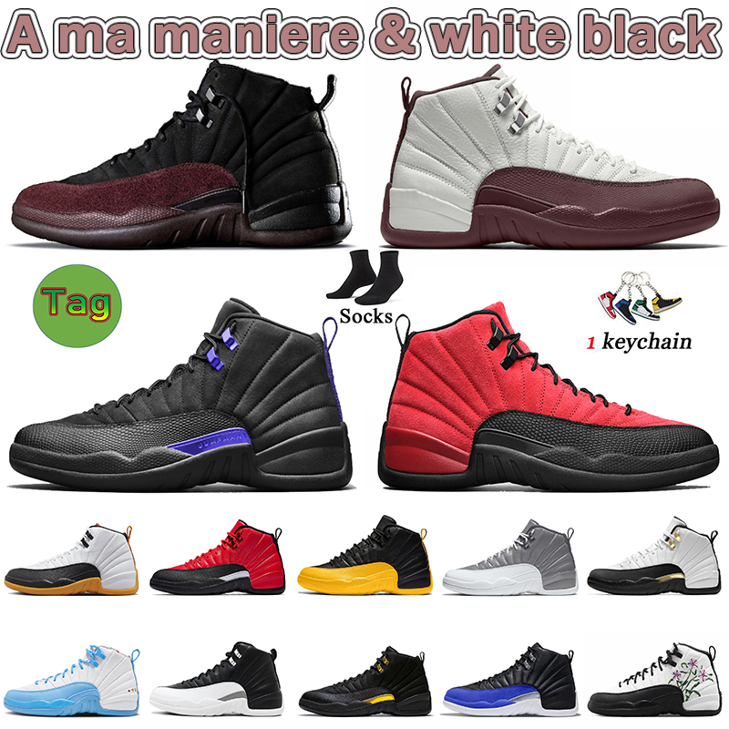 Jumpman 12 Men Basketball Shoes 12s A Ma Maniere x white black taxi Playoffs Royalty Stealth Reverse Flu Game Hyper Royal Twist Mens Trainers Outdoor Sports Sneakers, B30 a ma maniere x white
Jumpman 12 Men Basketball Shoes 12s A Ma Maniere x white black taxi Playoffs Royalty Stealth Reverse Flu Game Hyper Royal Twist Mens Trainers Outdoor Sports Sneakers, B30 a ma maniere x white