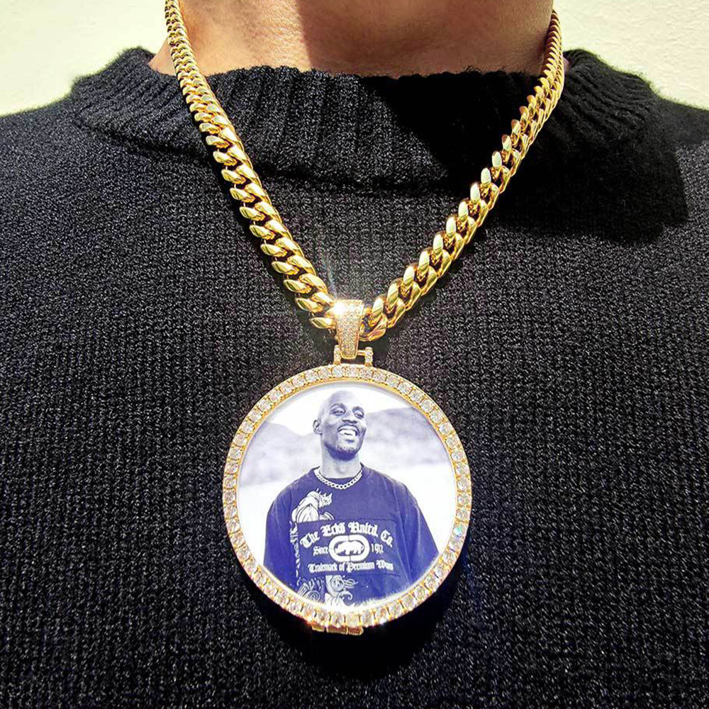 50mm Round Zircon Album Pendant Necklace Custom Photo Locket Factory Price China Manufacture
50mm Round Zircon Album Pendant Necklace Custom Photo Locket Factory Price China Manufacture