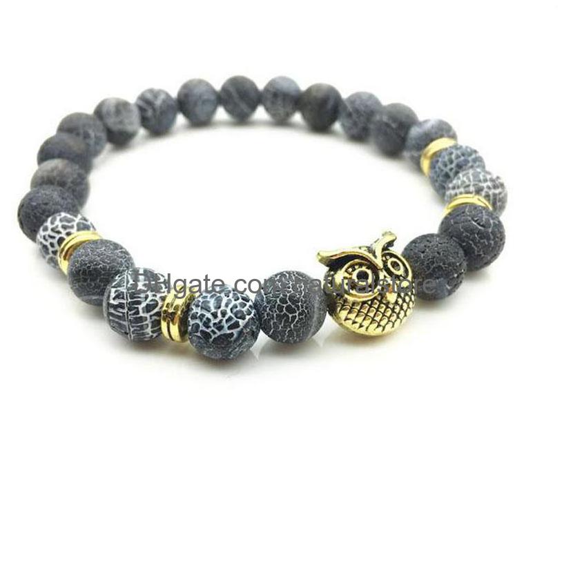 Charm Bracelets Wholesale New Owl Natural Stone Beads Bracelet Bangle For Men Women Stretch Yoga Lava Jewelry Fashion Accessories Dr Dhrdw
Charm Bracelets Wholesale New Owl Natural Stone Beads Bracelet Bangle For Men Women Stretch Yoga Lava Jewelry Fashion Accessories Dr Dhrdw