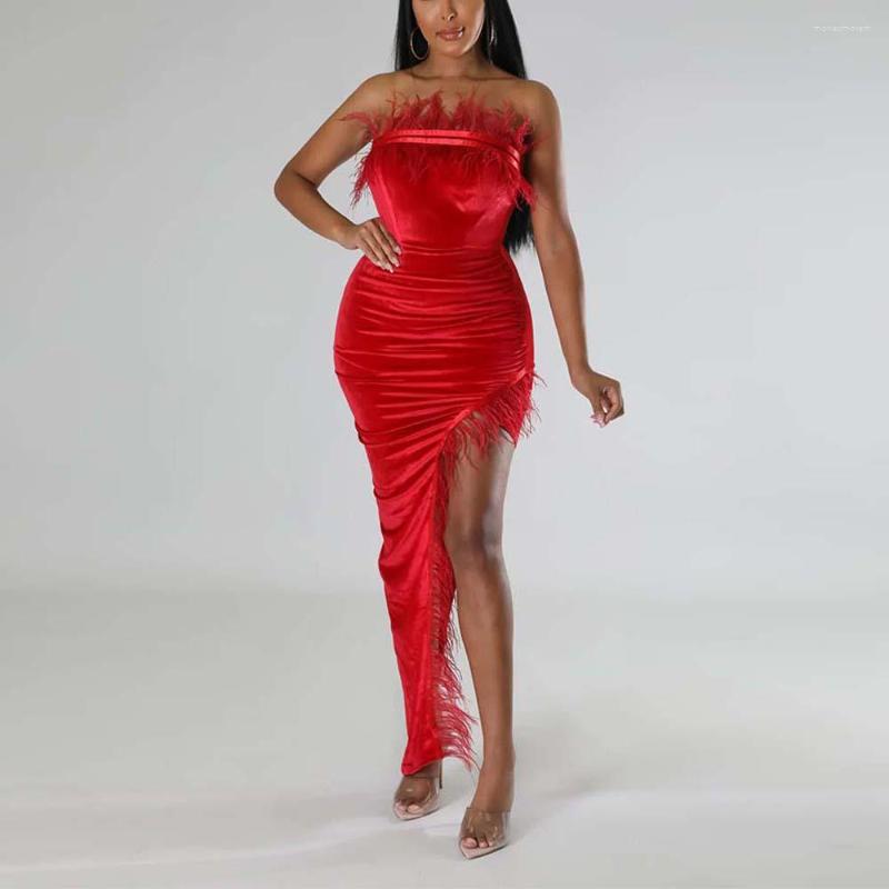 Casual Dresses Sexy For Women Christmas Off The Shoulder Side Split Bodycon Elegant Evening Party Birthday Wear Vestidos Mujer Dress, Red dress
Casual Dresses Sexy For Women Christmas Off The Shoulder Side Split Bodycon Elegant Evening Party Birthday Wear Vestidos Mujer Dress, Red dress
