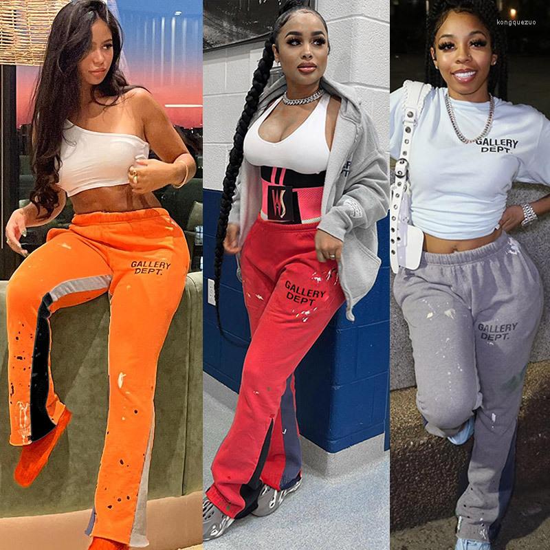 Women' Pants Weird Puss Y2K Causal Flare Women Letter Print Patchwork Sporty Fashion Wild Streetwear Loose Skinny High Waist Trousers
Women' Pants Weird Puss Y2K Causal Flare Women Letter Print Patchwork Sporty Fashion Wild Streetwear Loose Skinny High Waist Trousers