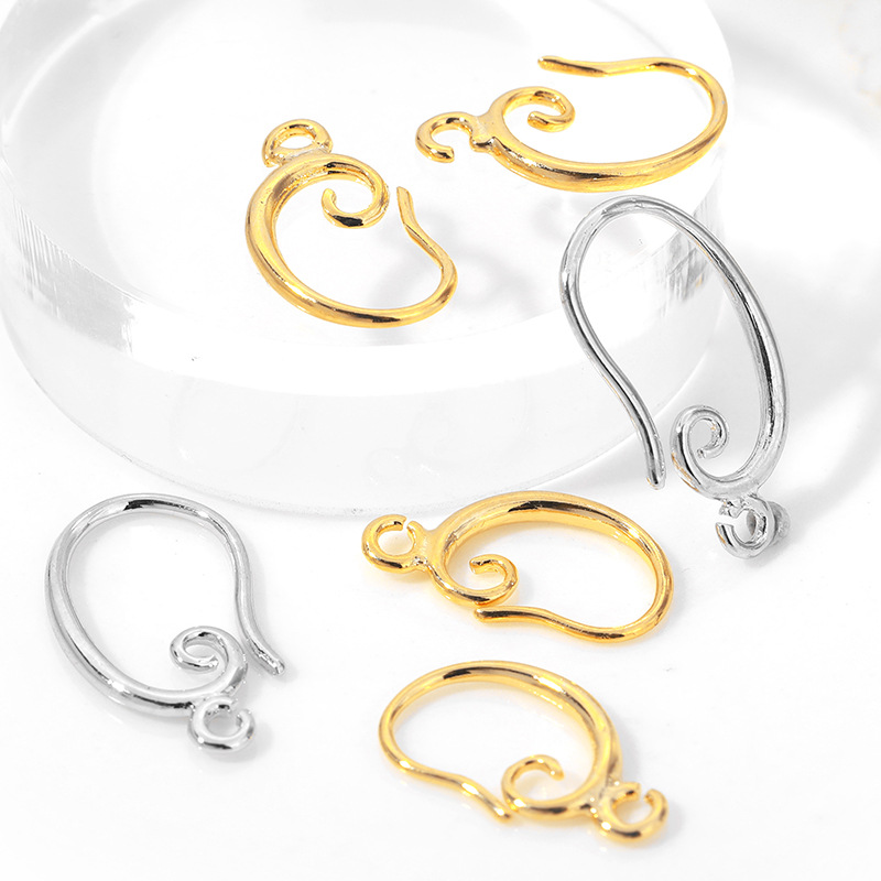18K Gold Plated Earring Hooks Silver French Ear Wires DIY Earrings Making Supplies Wholesale
18K Gold Plated Earring Hooks Silver French Ear Wires DIY Earrings Making Supplies Wholesale