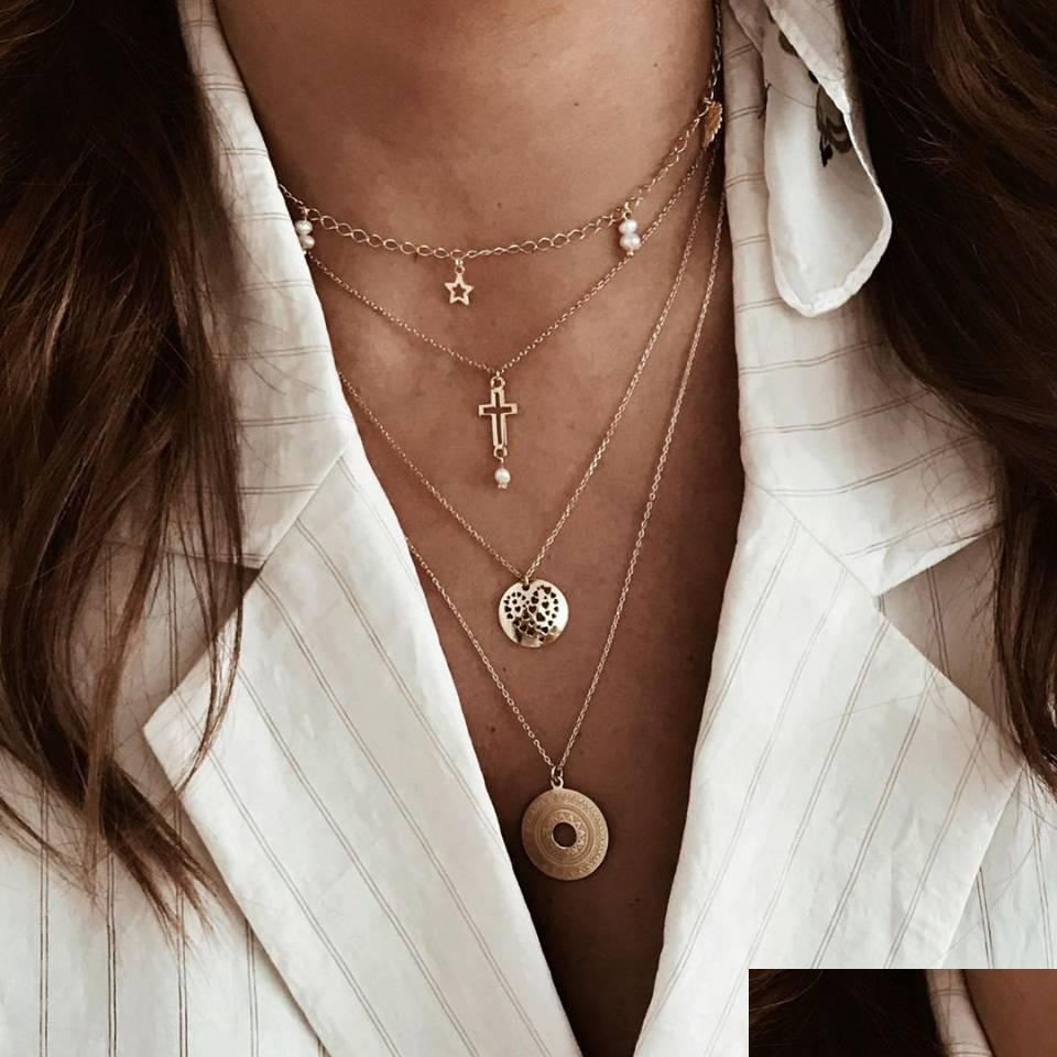 Pendant Necklaces Bohemian Fashion Jewelry Womens Necklace Beads Cross Star Layered Drop Delivery Pendants Dhsk1
Pendant Necklaces Bohemian Fashion Jewelry Womens Necklace Beads Cross Star Layered Drop Delivery Pendants Dhsk1