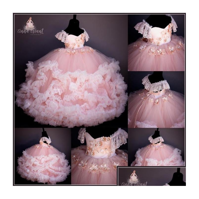 Flower Girls' Dresses New Arrival Girl Beaded Hand Made Communion Dress Lace Up Ball Gowns For Kids Drop Delivery Wedding Party Even Dhzer, Hunter
Flower Girls' Dresses New Arrival Girl Beaded Hand Made Communion Dress Lace Up Ball Gowns For Kids Drop Delivery Wedding Party Even Dhzer, Hunter