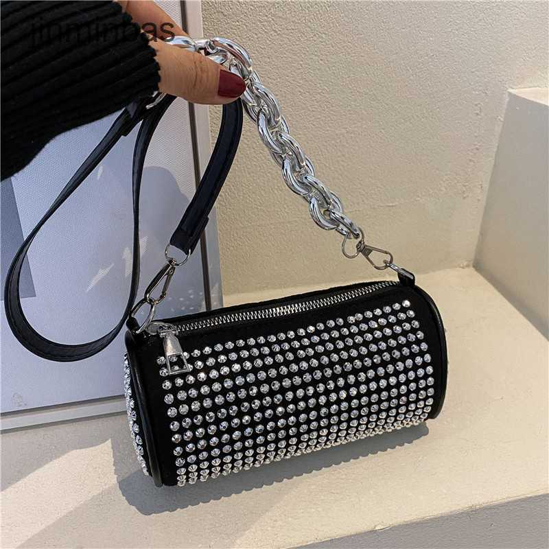 Design Diamond Bag 70% Discount Wholesale and Retail Bright Water Small Women New Fashion Cylinder Chain One Shoulder Crossbody, White6
Design Diamond Bag 70% Discount Wholesale and Retail Bright Water Small Women New Fashion Cylinder Chain One Shoulder Crossbody, White6