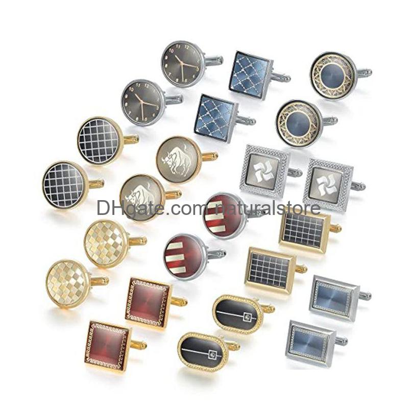 Cuff Links 12 Prs Wed Man Shirt Cufflink Set Vintage Cufflinks For Mens Wedding Guests Gifts Luxury Fathers Day Men Cuffs Lawyer Tie Dhz7I
Cuff Links 12 Prs Wed Man Shirt Cufflink Set Vintage Cufflinks For Mens Wedding Guests Gifts Luxury Fathers Day Men Cuffs Lawyer Tie Dhz7I