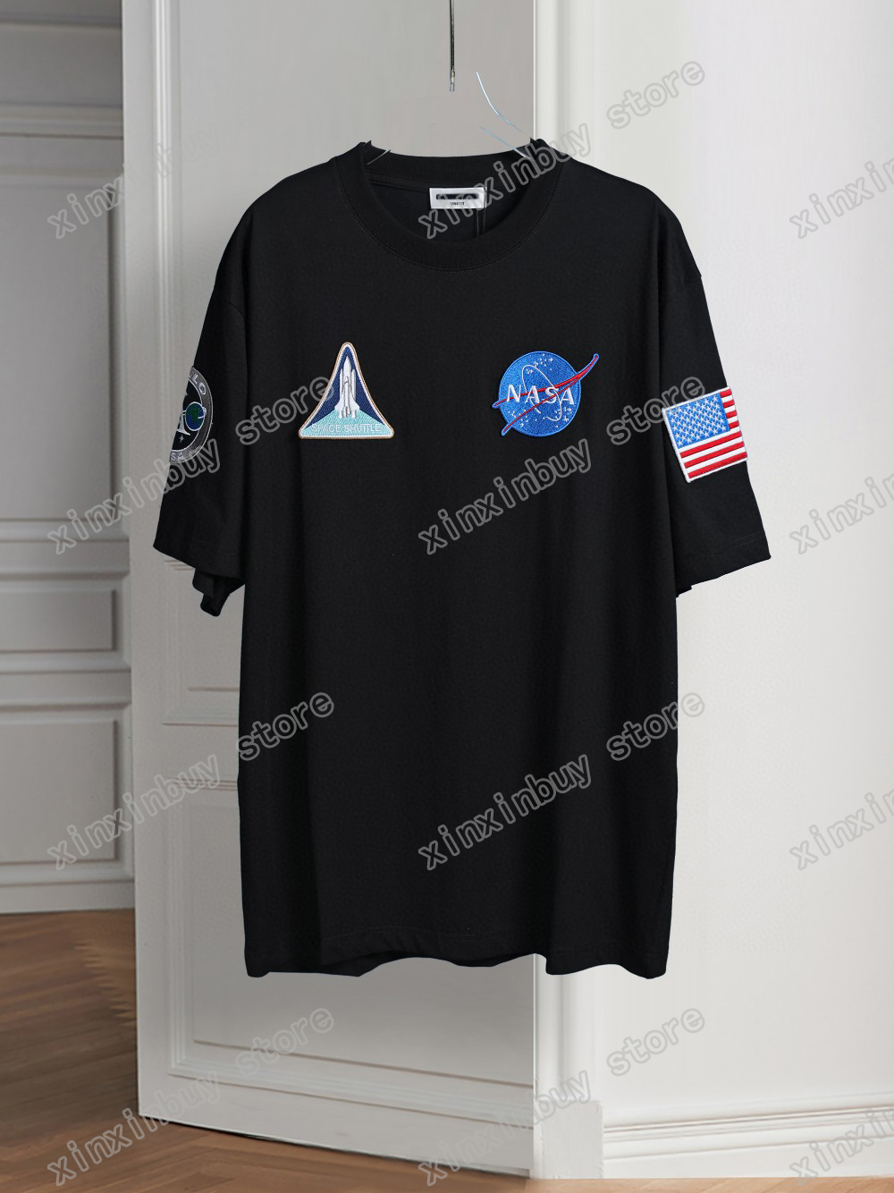 xinxinbuy Men designer Tee t shirt Paris national flag label print Space short sleeve cotton women gray white black XS-2XL, 01
xinxinbuy Men designer Tee t shirt Paris national flag label print Space short sleeve cotton women gray white black XS-2XL, 01