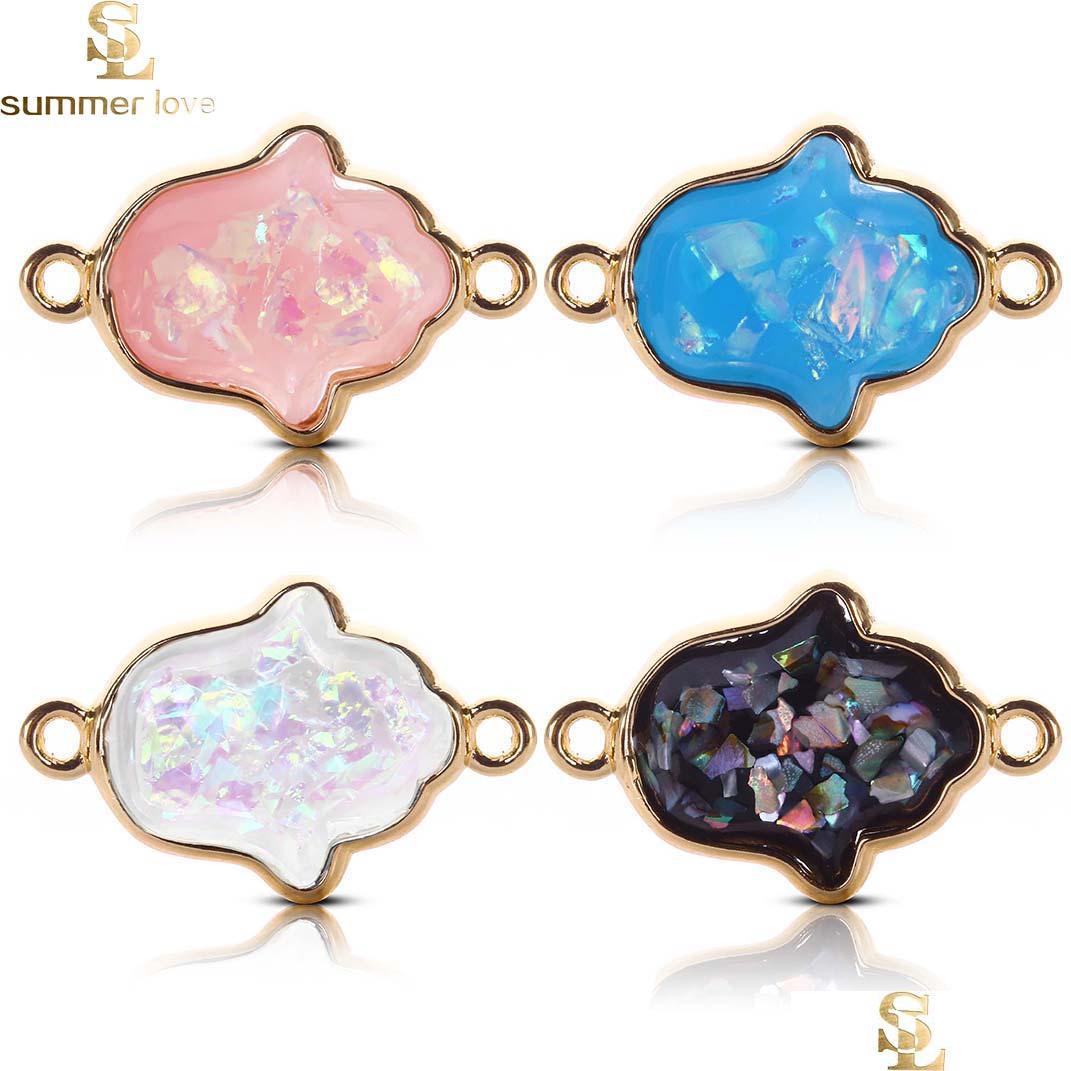 Charms New Arrival Hamsa Hand Resin Charm For Necklace Bracelet Pink Blue White Black Color Diy Jewelry Making Drop Delivery Finding Dhc4O
Charms New Arrival Hamsa Hand Resin Charm For Necklace Bracelet Pink Blue White Black Color Diy Jewelry Making Drop Delivery Finding Dhc4O