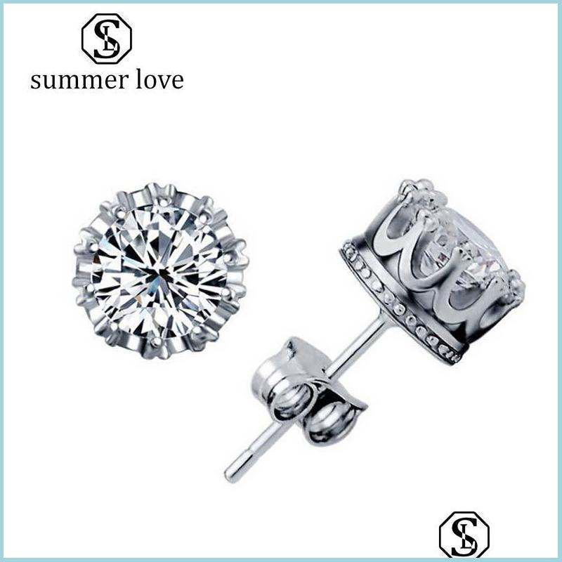 Stud New Arrival Small Pink Red Black Green Cubic Zirconia Earring For Women 16Mm Fashion Jewelry Gift Drop Delivery Earrings Dhnph
Stud New Arrival Small Pink Red Black Green Cubic Zirconia Earring For Women 16Mm Fashion Jewelry Gift Drop Delivery Earrings Dhnph