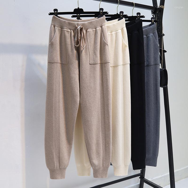 Women's Pants 1150 Women Casual Knitted High Waist Loose Tie-Feet Slim Fit Daily Sport Khaki Simple Drawstring Stretch Female Trousers, 1150 khaki
Women's Pants 1150 Women Casual Knitted High Waist Loose Tie-Feet Slim Fit Daily Sport Khaki Simple Drawstring Stretch Female Trousers, 1150 khaki