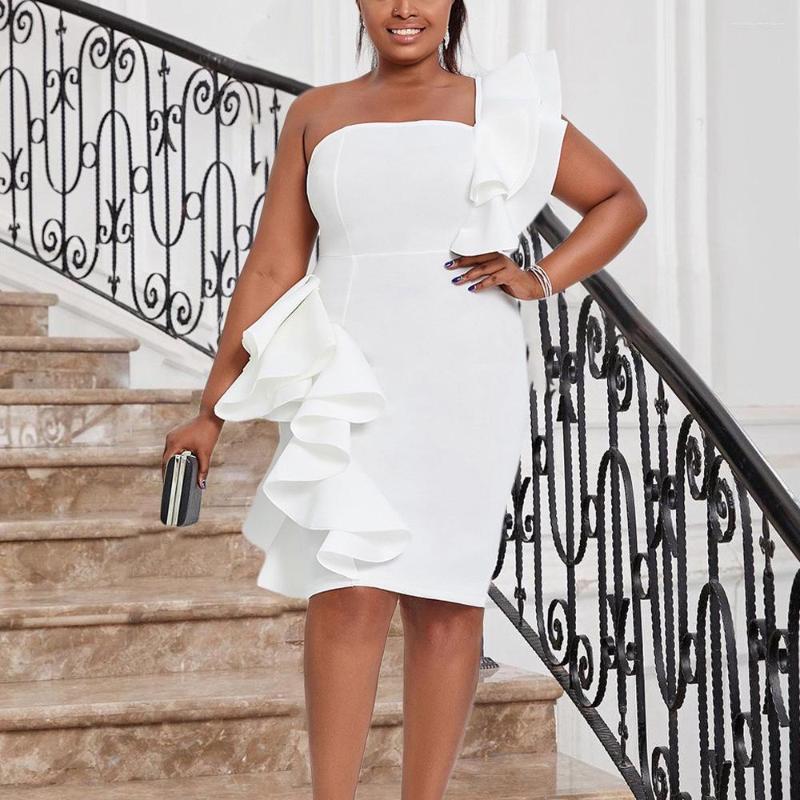 Casual Dresses 2022 Summer For Women Solid One Shoulder Ruffles Bodycon High Waisted Knee Length Elegant Evening Night Party Dress, Blue dress
Casual Dresses 2022 Summer For Women Solid One Shoulder Ruffles Bodycon High Waisted Knee Length Elegant Evening Night Party Dress, Blue dress