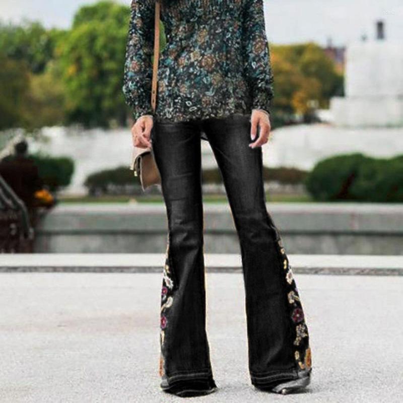 Women' Pants Fashion Lady Clothes High Waisted Jeans Mujer Stretch Slim Embroidery Boot Cut Pant Denim Length, Black
Women' Pants Fashion Lady Clothes High Waisted Jeans Mujer Stretch Slim Embroidery Boot Cut Pant Denim Length, Black