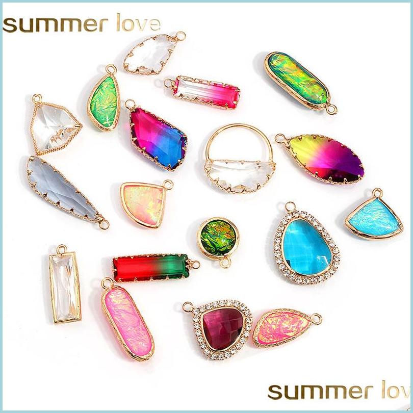 Charms Colorf Diy Geometric Crystal Dangles For Necklace Bracelet Jewelry Transparent Glass Pendants Accessories Making Drop Deliver Dhyud
Charms Colorf Diy Geometric Crystal Dangles For Necklace Bracelet Jewelry Transparent Glass Pendants Accessories Making Drop Deliver Dhyud