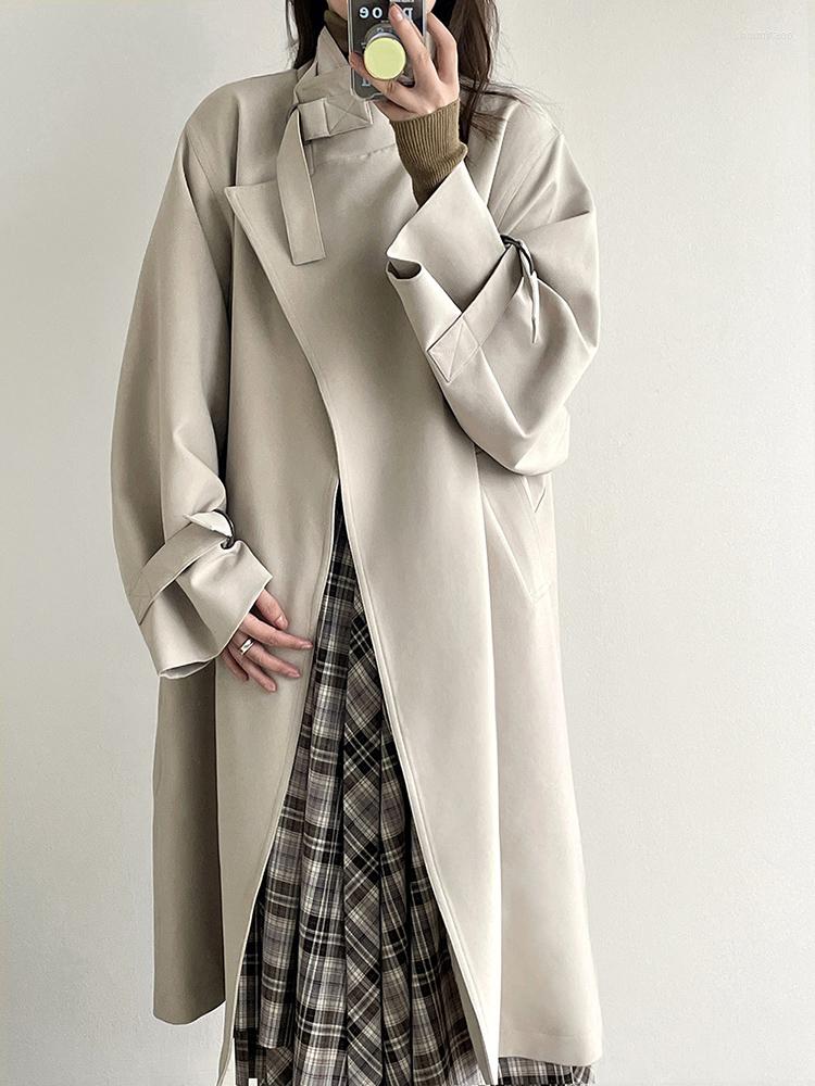 Women' Trench Coats Long Women Thick Outer Set Female 2023 Autumn Winter Korean Casual Solid Color Cardigan Coat, Beige 
Women' Trench Coats Long Women Thick Outer Set Female 2023 Autumn Winter Korean Casual Solid Color Cardigan Coat, Beige