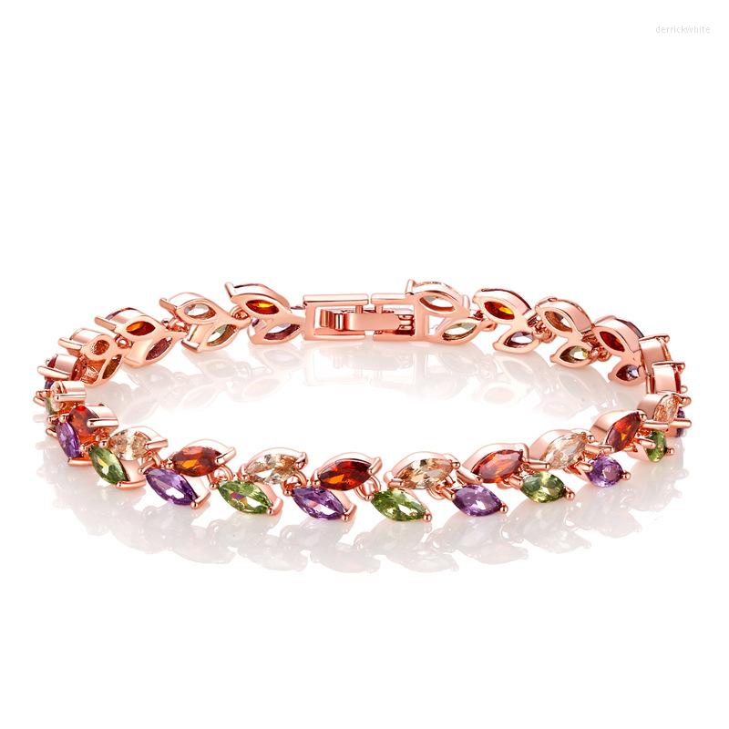Link Bracelets Zirconia Bracelet Rainbow 1 Row Cubic Gold Silver Color For Men Women Iced Out Hip Hop Jewelry
Link Bracelets Zirconia Bracelet Rainbow 1 Row Cubic Gold Silver Color For Men Women Iced Out Hip Hop Jewelry