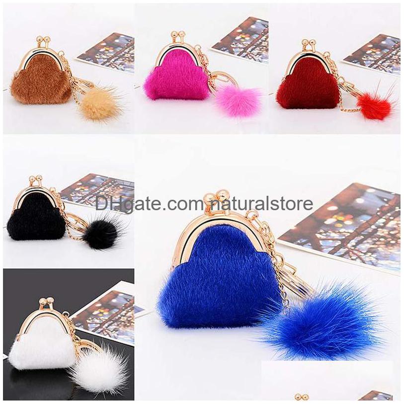 Keychains Lanyards 6 Colors Delicate Small Bag Keychain Genuine Rabbit Fur Ball Plush Key Chain For Car Rings Pendant Drop Deliver Dhiro
Keychains Lanyards 6 Colors Delicate Small Bag Keychain Genuine Rabbit Fur Ball Plush Key Chain For Car Rings Pendant Drop Deliver Dhiro