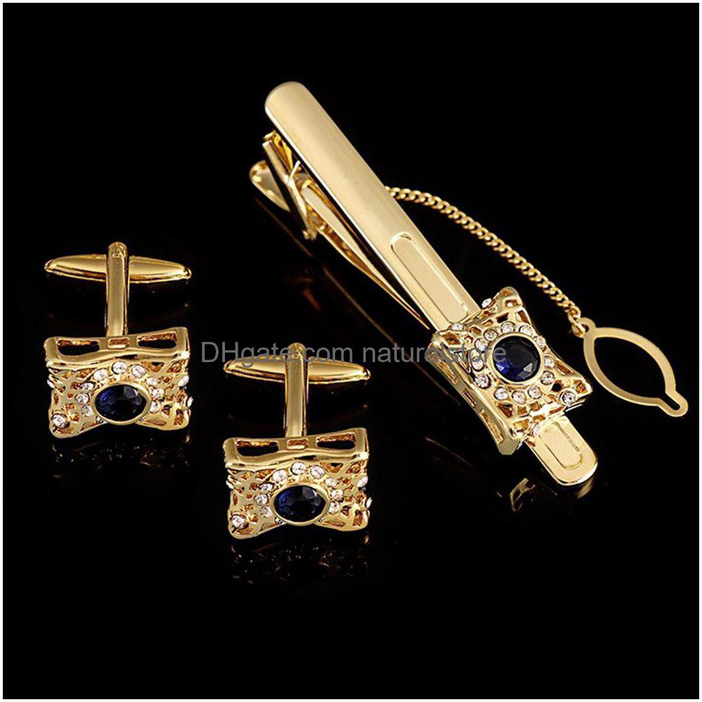 Cuff Links Cufflinks Tie Clip Set For Men Luxury Gold Siery France Advanced Shirt Business Wedding Fashion Jewelry Drop Delivery Clas Dhbtx
Cuff Links Cufflinks Tie Clip Set For Men Luxury Gold Siery France Advanced Shirt Business Wedding Fashion Jewelry Drop Delivery Clas Dhbtx